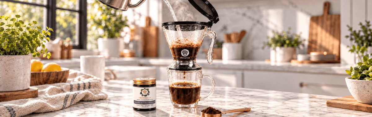 Mushroom Coffee: The Perfect Pour - The Predators