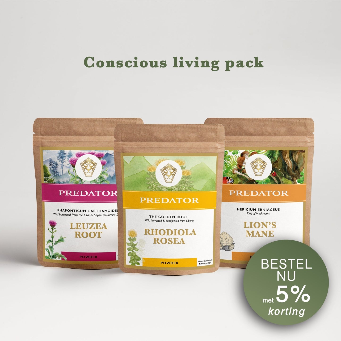 Conscious living pack - The Predators