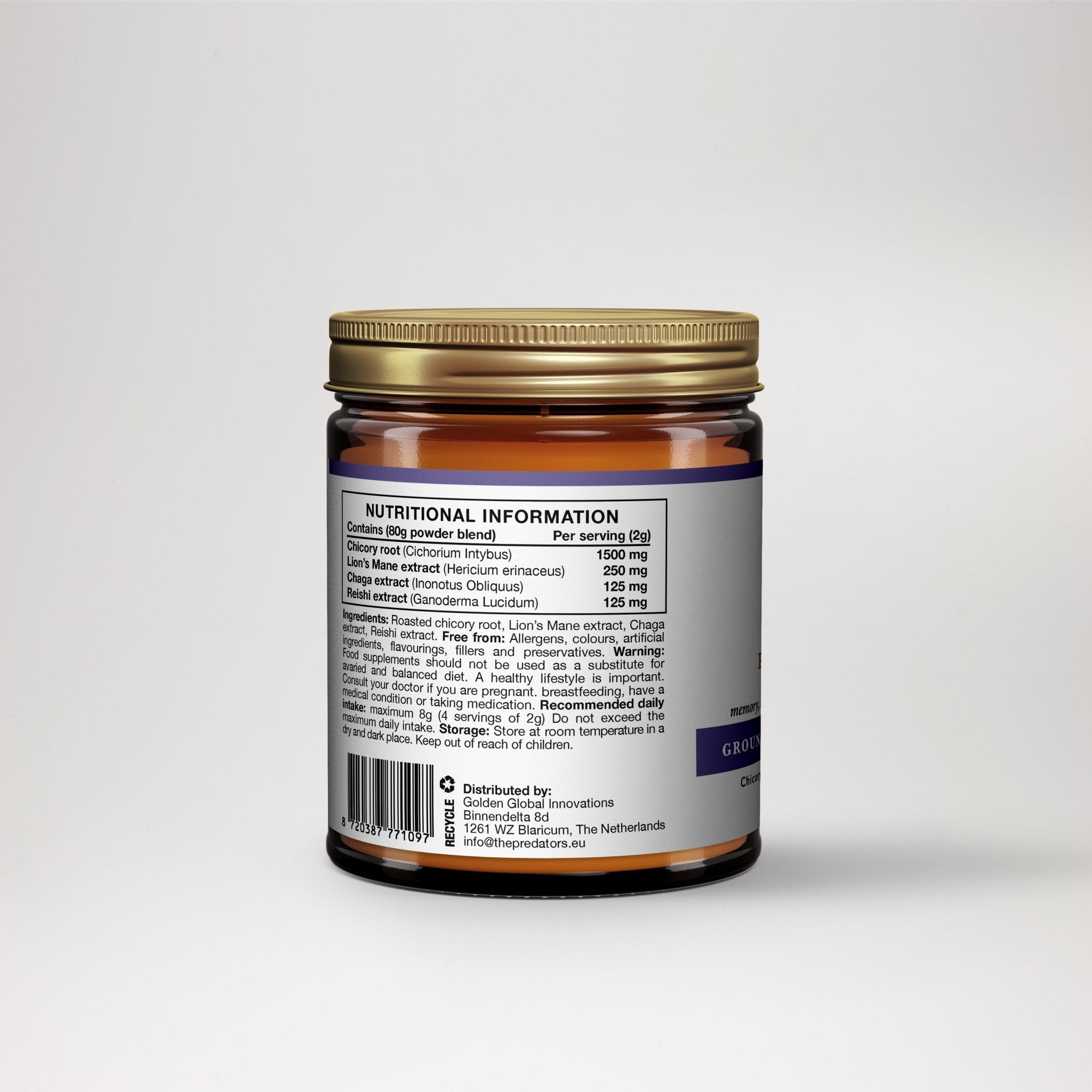 Ground Mushroom Coffee 6 - pack - Business - Vernieuwd met verbeterde smaak - The Predators