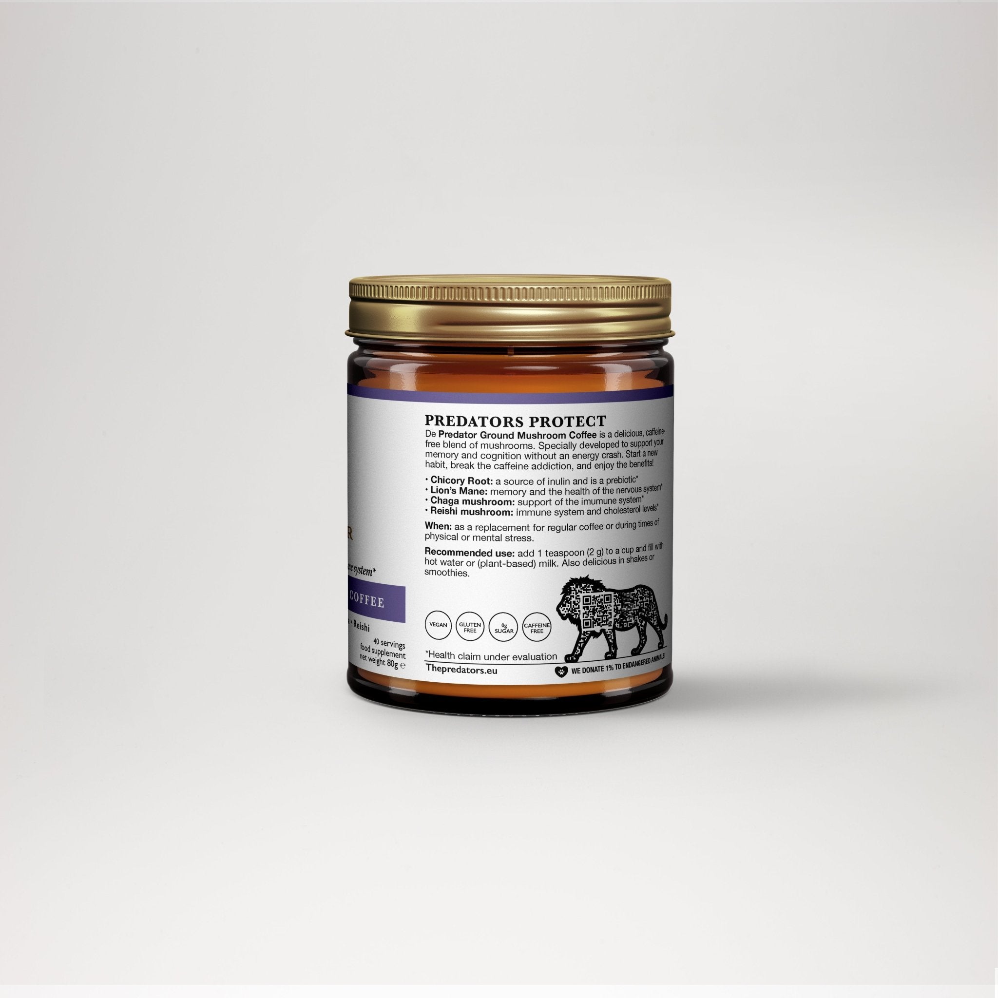 Ground Mushroom Coffee 6 - pack - Business - Vernieuwd met verbeterde smaak - The Predators