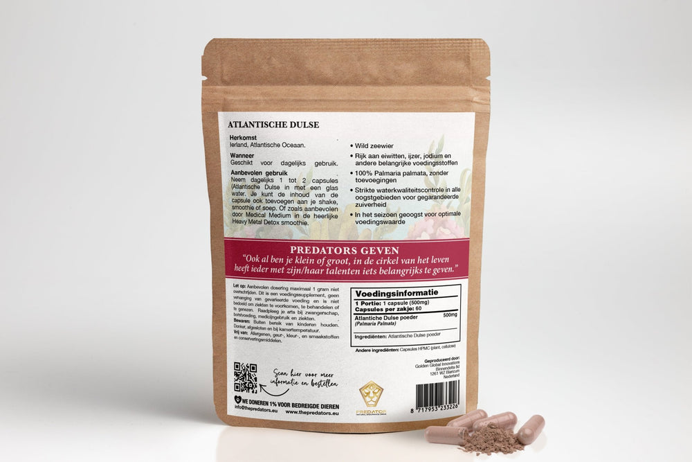 Nieuw: Atlantische Dulse Capsules - Bekend van Heavy Metal Detox - The Predators
