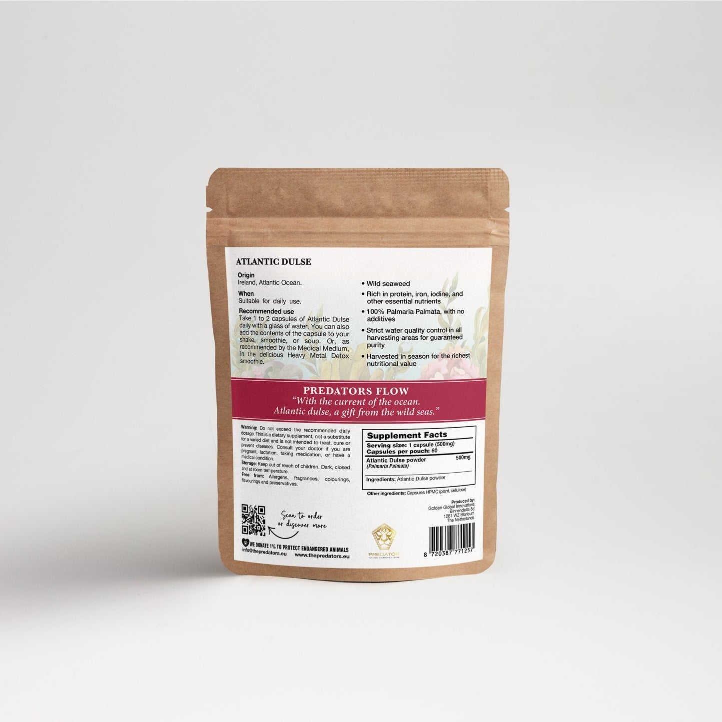 Nieuw: Atlantische Dulse Capsules - Bekend van Heavy Metal Detox - The Predators