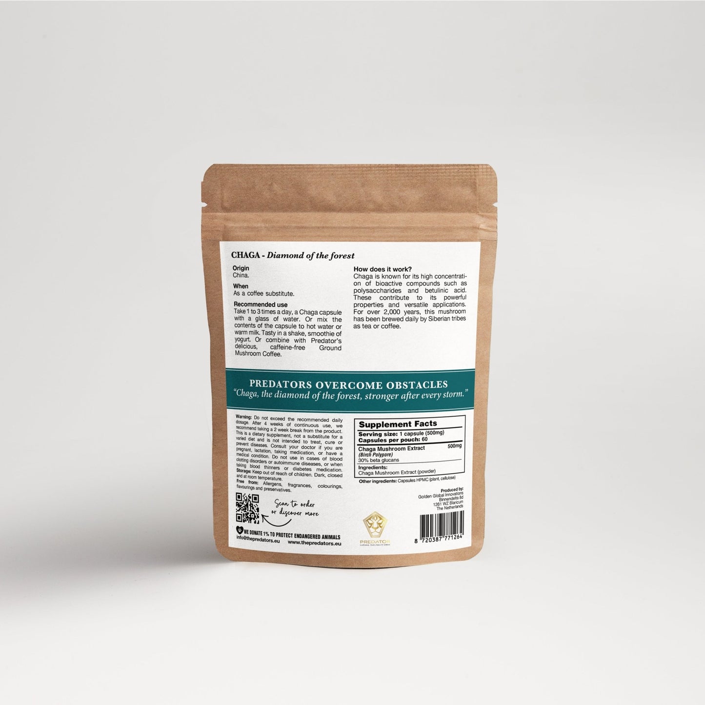 Nieuw: Chaga Capsules - The Predators