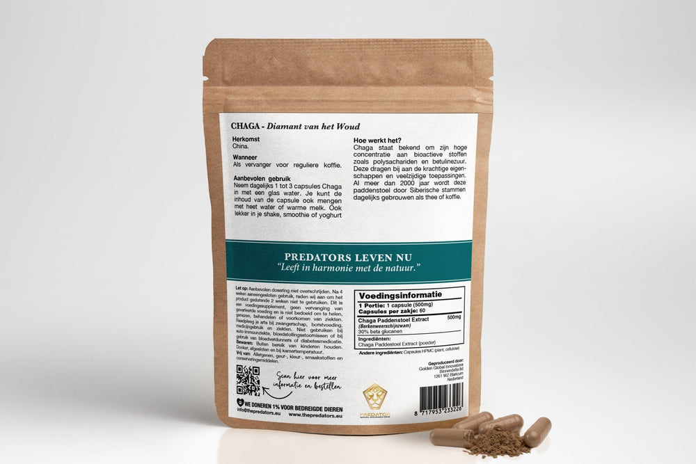 Nieuw: Chaga Capsules - The Predators