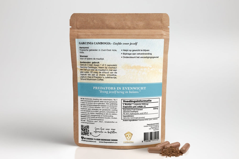 Nieuw: Garcinia Cambogia Capsules - Fatburner - The Predators