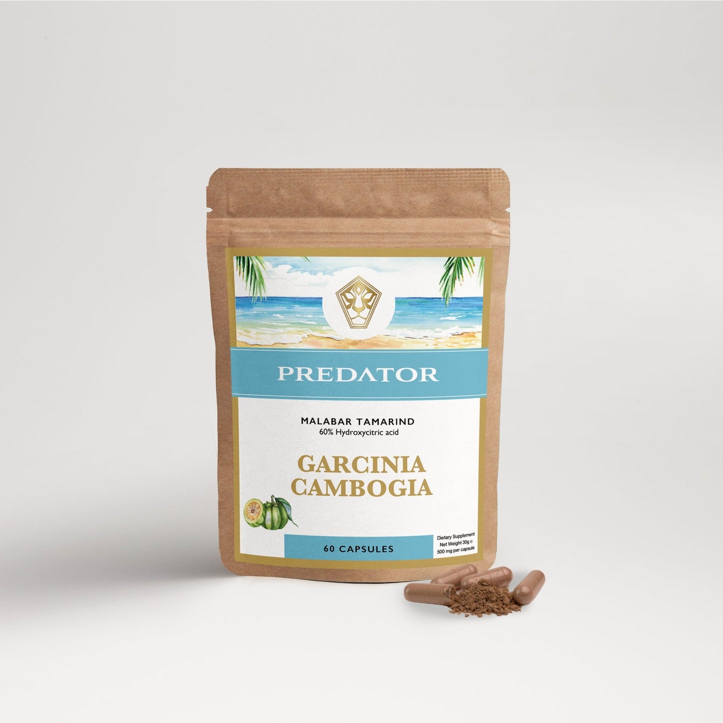 Nieuw: Garcinia Cambogia Capsules - Fatburner - The Predators