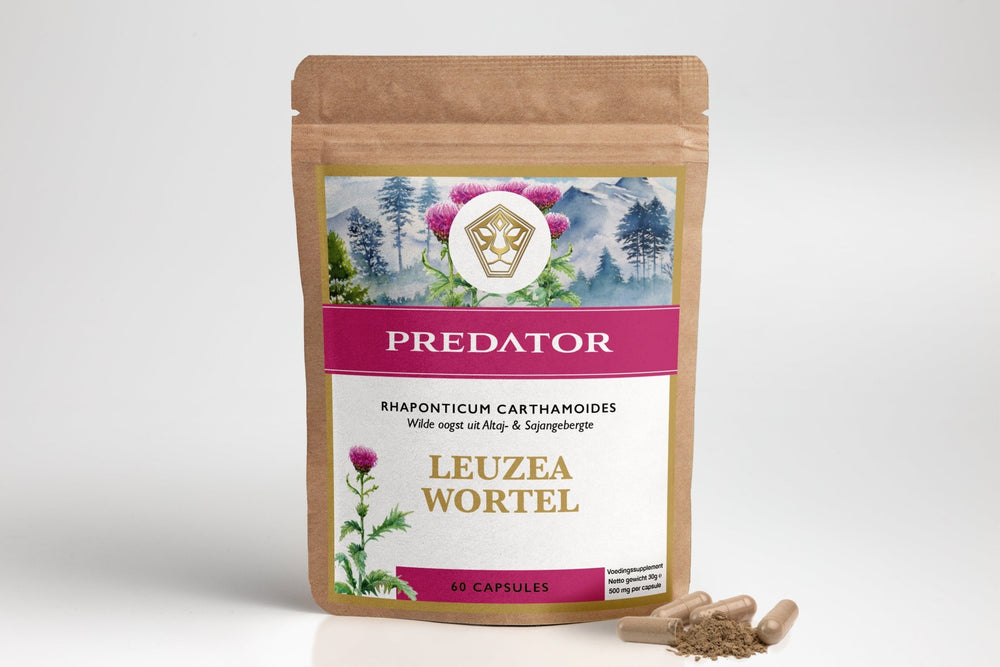 Nieuw: Leuzea Root Capsules - Muscle Builder - The Predators