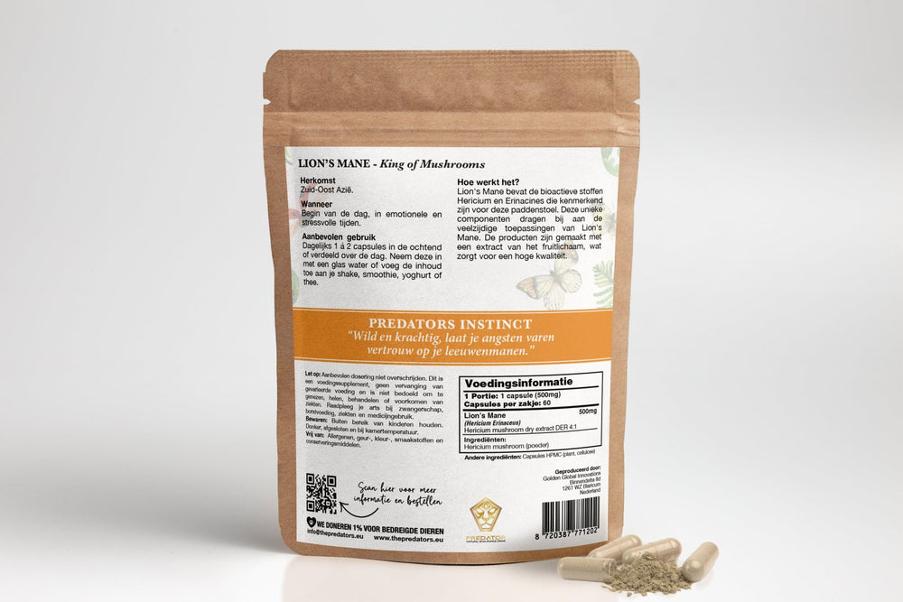 Nieuw: Lion's Mane Capsules - The Predators