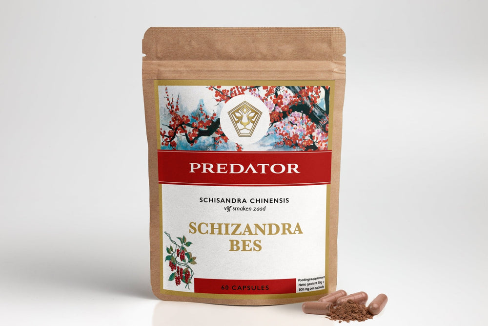 Nieuw: Schisandra bes Capsules - Liver & Energy - The Predators