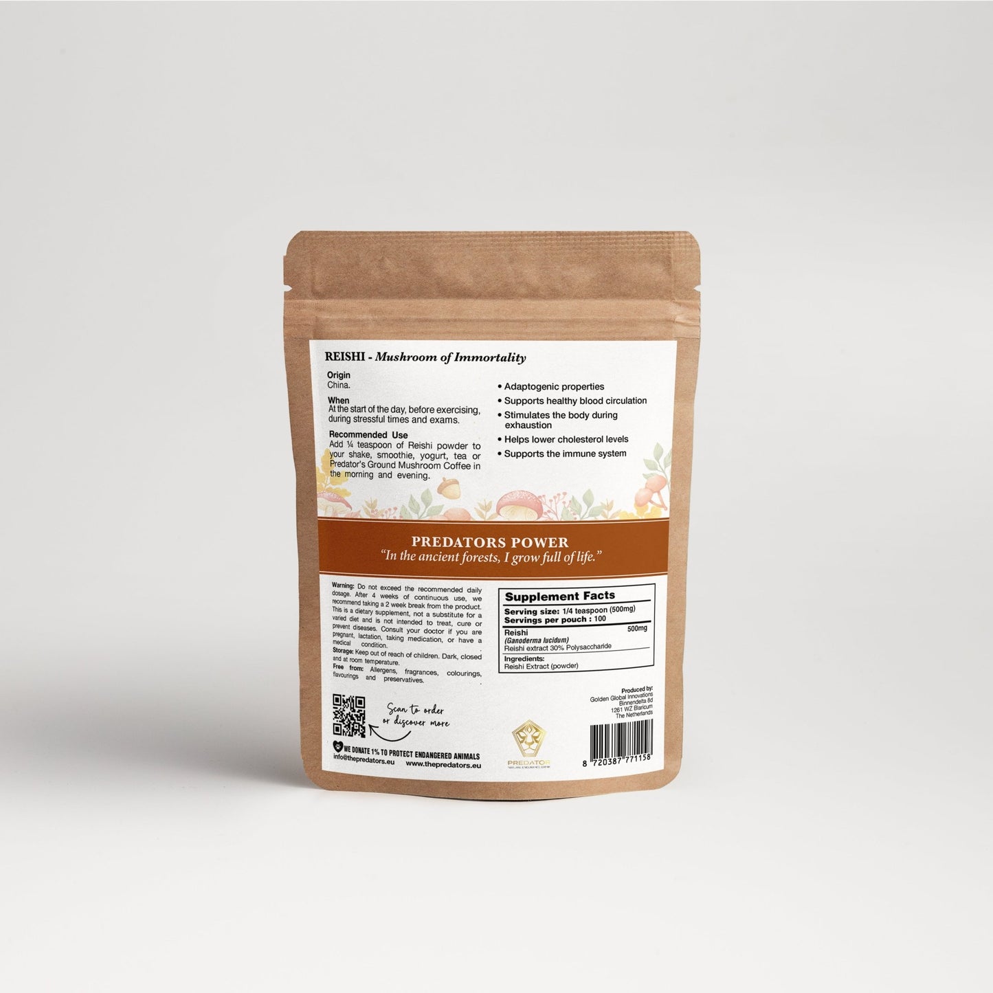 Reishi - 6 - pack Immune support - Business - The Predators