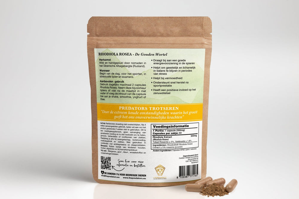 Rhodiola Rosea Capsules - Energie - The Predators