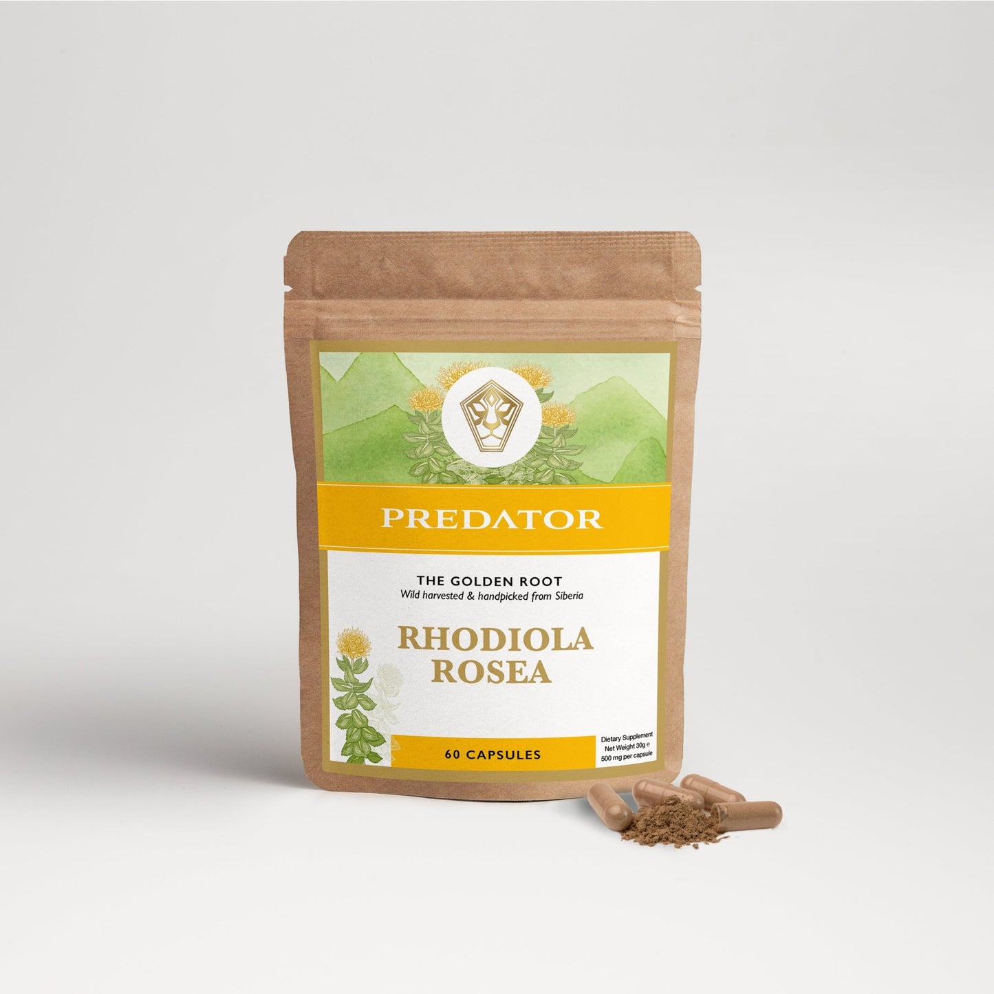 Rhodiola Rosea Capsules - Energie - The Predators