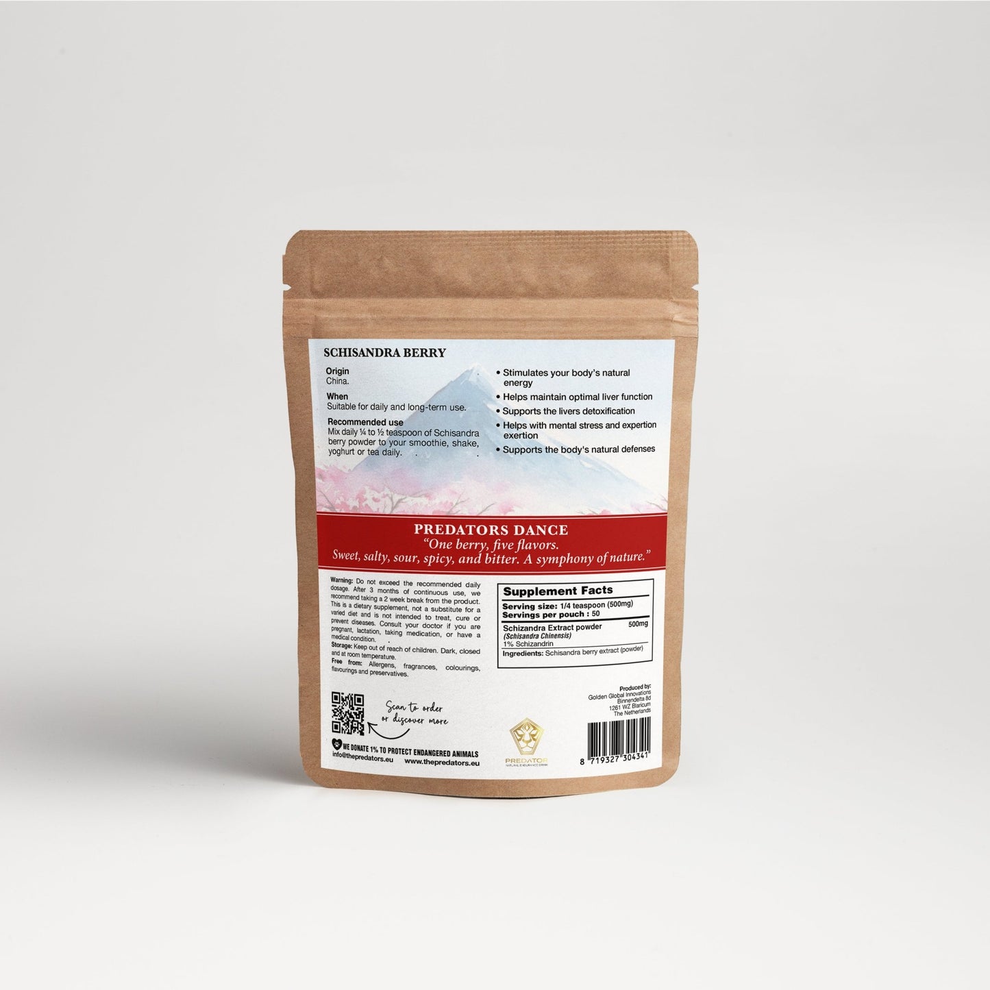 Schizandra bes 6 - pack - Lever & Luchtwegen - Business - The Predators