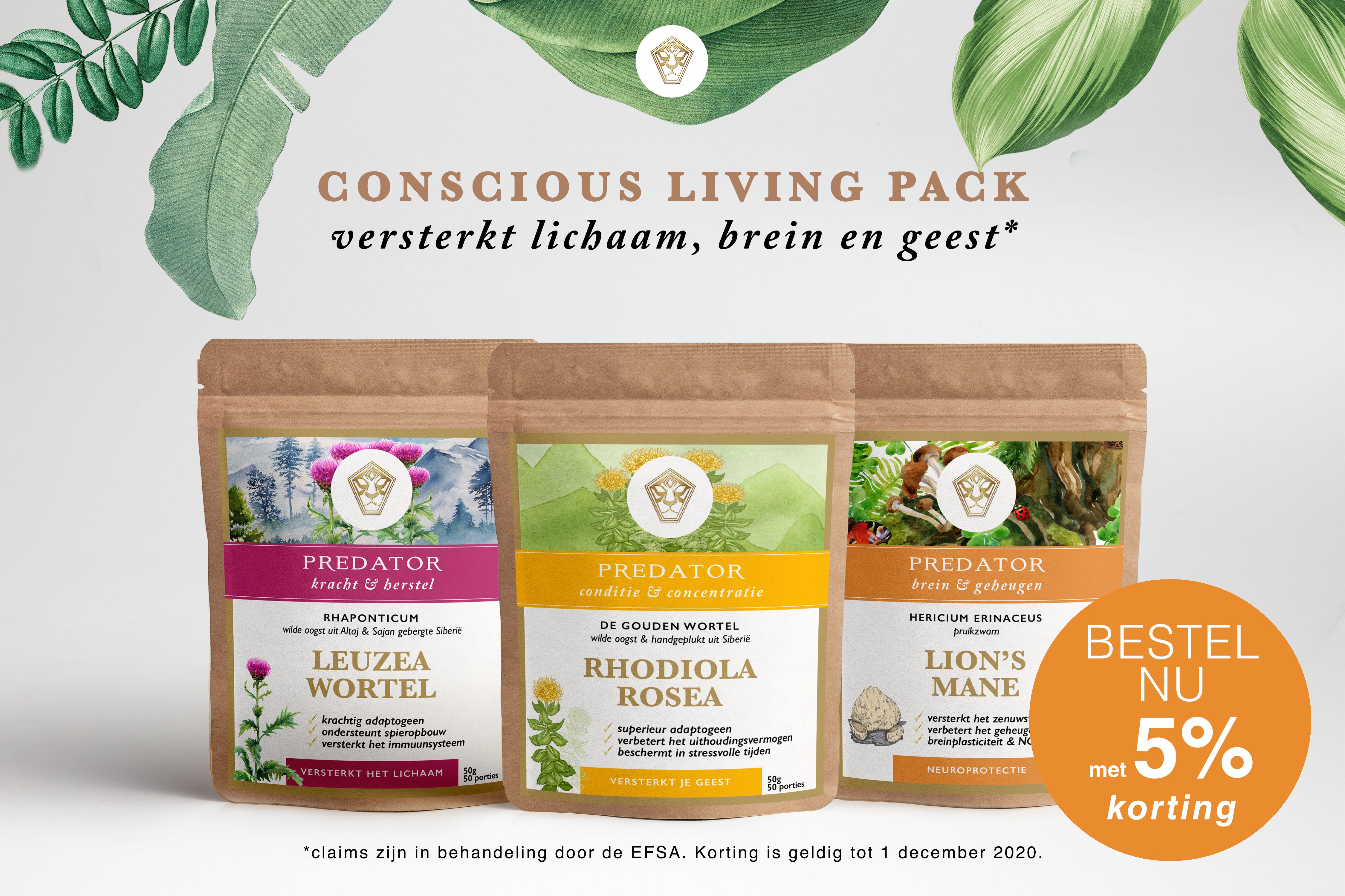 Conscious living pack