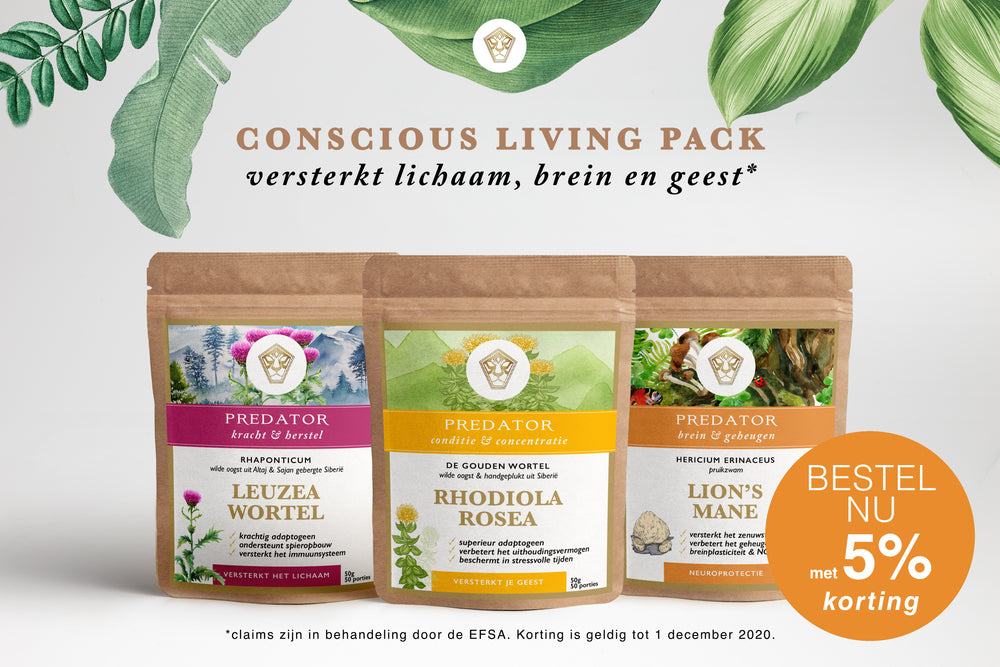 Conscious living pack - Versterkt lichaam, brein & geest